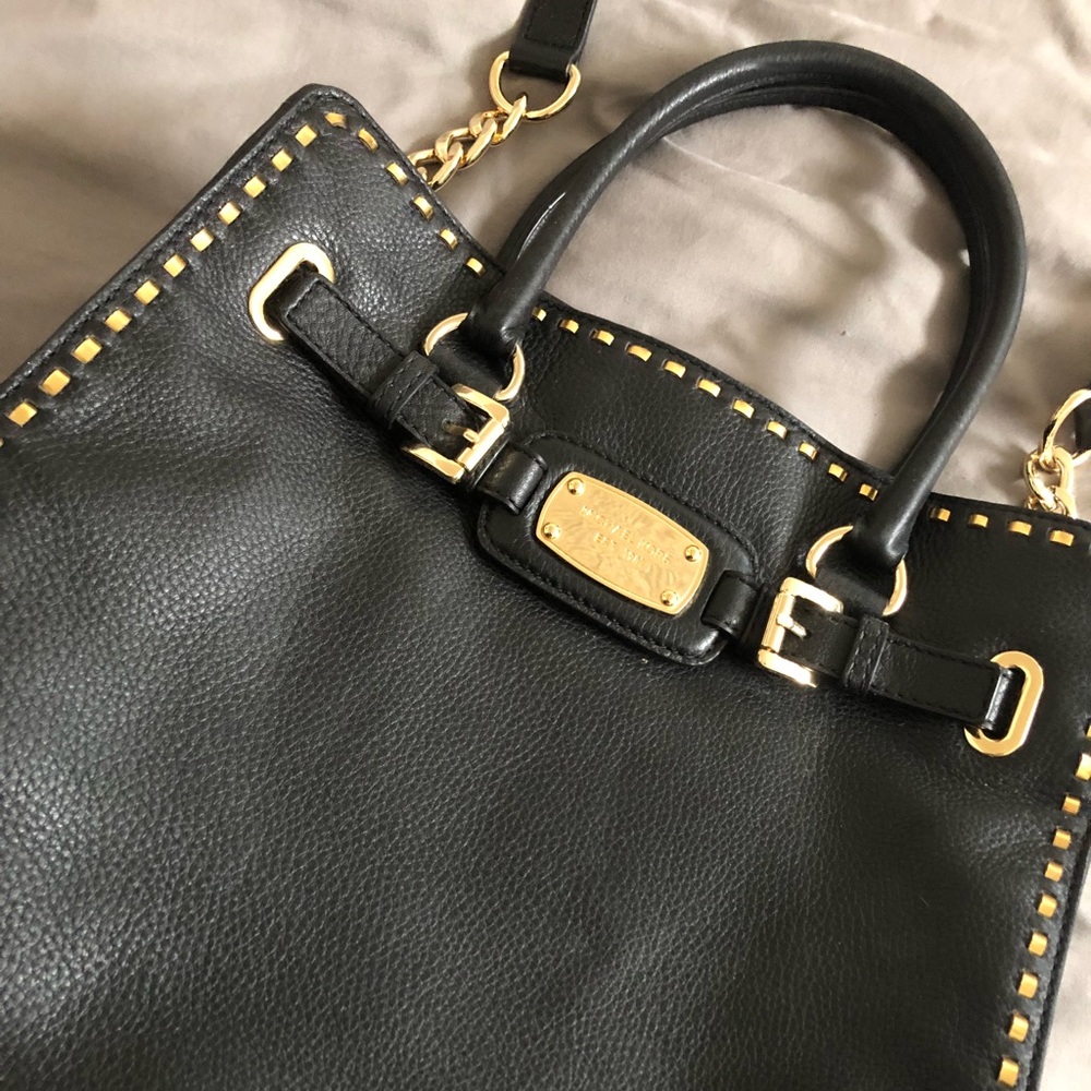 Authentic Michael Kors LG Hamilton Leather Tote